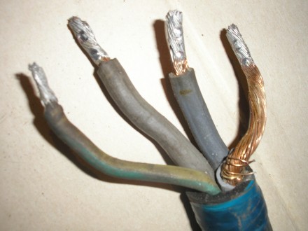 кабель силовий новий в резиновій оболонці резетка 60ам 400вольт. . фото 4