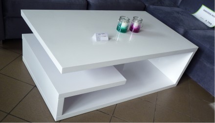 
Журнальний стіл Tierra 100x60х42 Білий : стильна і сучасна модель від меблевої . . фото 3
