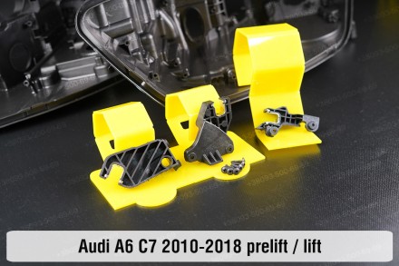 Купить рем комплект крепления корпуса фары Audi A6 C7 (2010-2018) надежно отремо. . фото 2