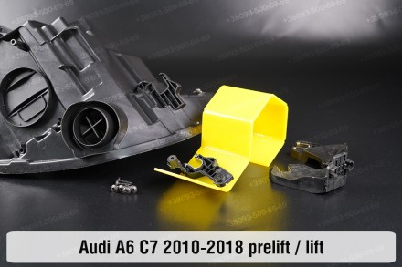 Купить рем комплект крепления корпуса фары Audi A6 C7 (2010-2018) надежно отремо. . фото 6