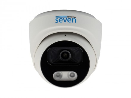 SEVEN IP-7215PA PRO white — це купольна 5-мегапіксельна IP-відеокамера з вбудова. . фото 2