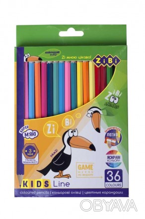 Цветные карандаши, 36цв., KIDS LINE ZB.2417 ZB.2417 ish 
Отправка товара:
• Срок. . фото 1