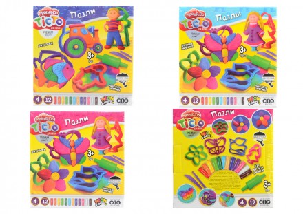 Набір творчості "Тісто для ліпки "Master Do" ПАЗЛИ рос/укр (6) Danko Toys. Харків. фото 1