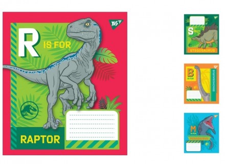 А5/12 кос. YES Jurassic World, тетрадь учеников. 25 шт. у уп 766200. Харків. фото 1