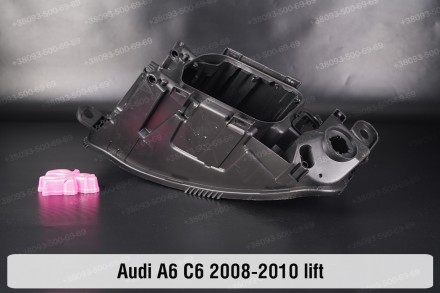 Новий корпус фари Audi A6 C6 (2008-2010) III покоління рестайлінг лівий.
У наявн. . фото 5
