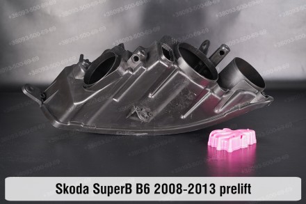 Новый корпус фары Skoda SuperB B6 (2008-2013) II поколение дорестайлинг левый.В . . фото 4