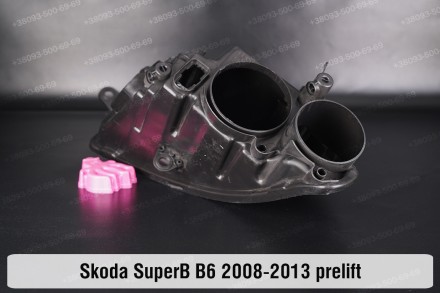 Новый корпус фары Skoda SuperB B6 (2008-2013) II поколение дорестайлинг левый.В . . фото 5
