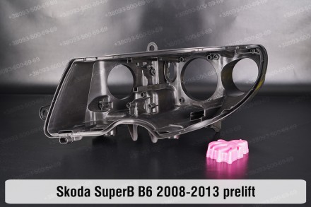 Новый корпус фары Skoda SuperB B6 (2008-2013) II поколение дорестайлинг левый.В . . фото 2