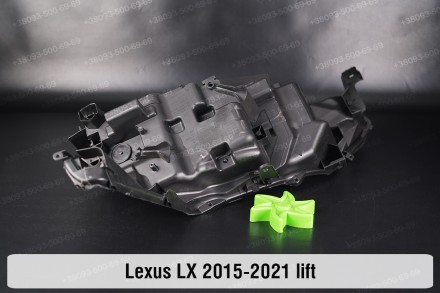 Новый корпус фары Lexus LX J200 LX450 LX570 3 линзы (2015-2021) III поколение 3 . . фото 9
