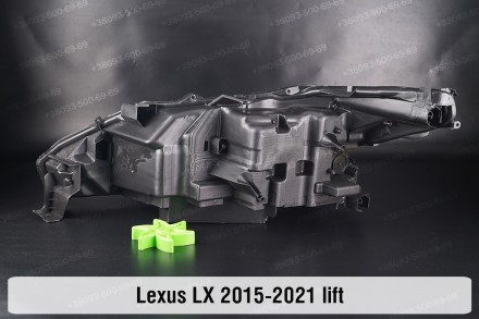 Новый корпус фары Lexus LX J200 LX450 LX570 3 линзы (2015-2021) III поколение 3 . . фото 3