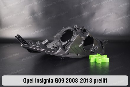 Новый корпус фары Opel Insignia G09 (2008-2013) I поколение дорестайлинг правый.. . фото 8