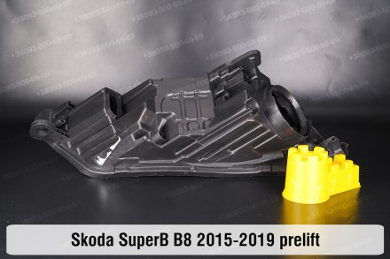 Новий корпус фари Skoda SuperB B8 Xenon (2015-2019) III покоління дорестайлінг л. . фото 7
