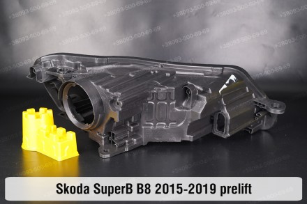 Новий корпус фари Skoda SuperB B8 Xenon (2015-2019) III покоління дорестайлінг л. . фото 3