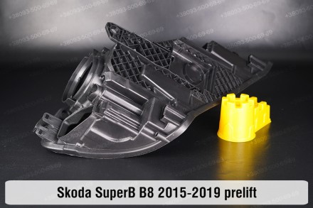 Новий корпус фари Skoda SuperB B8 Xenon (2015-2019) III покоління дорестайлінг л. . фото 9