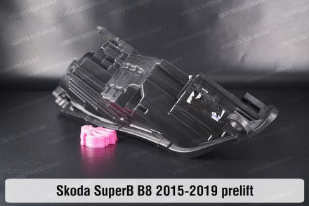 Новий корпус фари Skoda SuperB B8 Xenon (2015-2019) III покоління дорестайлінг п. . фото 4