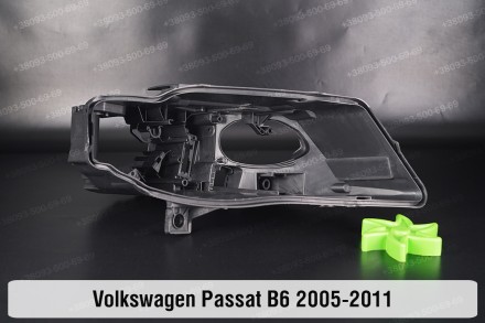 Новый корпус фары VW Volkswagen Passat B6 Xenon (2005-2011) VI поколение правый.. . фото 2