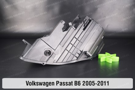 Новый корпус фары VW Volkswagen Passat B6 Xenon (2005-2011) VI поколение правый.. . фото 4