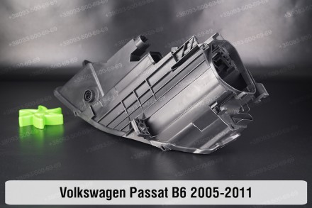 Новый корпус фары VW Volkswagen Passat B6 Xenon (2005-2011) VI поколение правый.. . фото 9