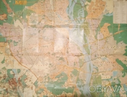 Настінна карта Києва 2003 1:12000