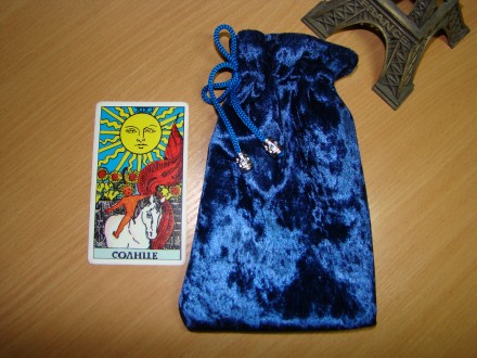 Продам новый набор: скатерть и мешок для карт Таро или рун, оракулов. Изготовлен. . фото 5