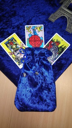 Продам новый набор: скатерть и мешок для карт Таро или рун, оракулов. Изготовлен. . фото 2