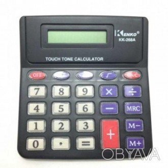 Калькулятор Kenko KK268A., размер 130х120, бу, рабочий в хорошем состоянии.. . фото 1