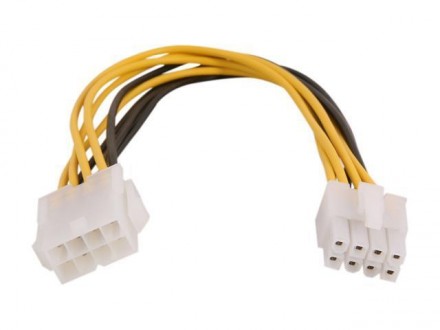 Кабель живлення-подовжувач Lucom ATX EPS 8p M/F 0.44m AWG20 Чорний (62.09.8343). Київ. фото 1 Кабель живлення-подовжувач Lucom ATX EPS 8p M/F 0.44m AWG20 Чорний (62.09.8343). Київ. фото 1