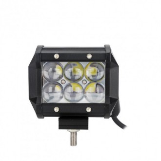  Автофара LED (6 LED) 5D-18W-MIX используется для установки на транспортные сред. . фото 3