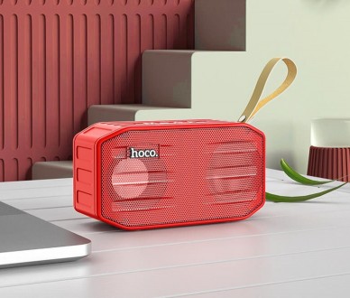 Описание Портативной Bluetooth колонки HOCO BS42 Smart sports, красной
Портативн. . фото 4