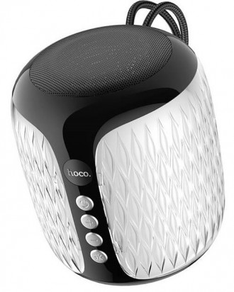 Описание Портативной Bluetooth колонки HOCO DS13 с LED подсветкой BT5.0, черной
. . фото 2