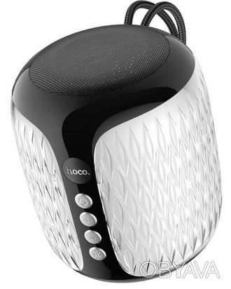 Описание Портативной Bluetooth колонки HOCO DS13 с LED подсветкой BT5.0, черной
. . фото 1