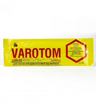 ВАРОТОМ/VAROTOM (Сербия) 10 полосок от Варроатоза пчел (от клеща Варроа)

Эффе. . фото 2