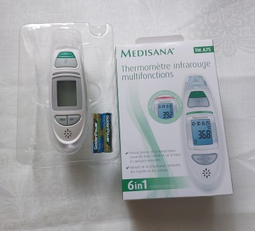 Продам новый безконтактный инфракрасный термометр 6в1 немецкой марки Medisana TM. . фото 9