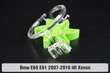 Кольцо световод фары BMW 5 E60 E61 Xenon (2007-2010) рестайлинг большое внешнее . . фото 4