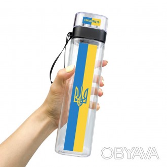 Пляшка для води ZIZ Герб синьо-жовтий