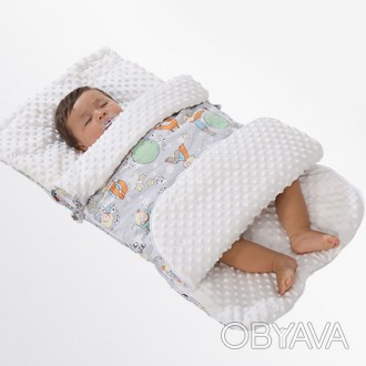  Конверт-ковдра Lovely Baby Lesko J21 захистить вашого малюка від холоду і подар. . фото 1