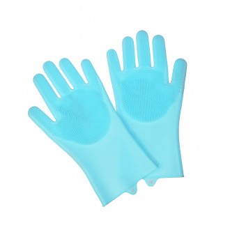 Силіконові рукавички для миття посуду - зроблять миття посуду більш швидким і пр. . фото 2