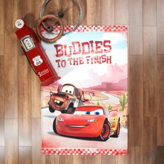 Ліцензійний килимок у дитячу TAC Disney Cars Buddies.
Розмір килимка – 80*140 см. . фото 2