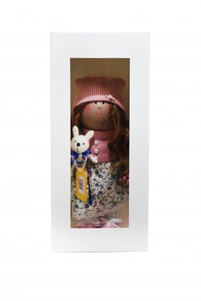 Лялька ручної роботи Вілена Textile dolls Різнокольоровий PL-110009. . фото 4