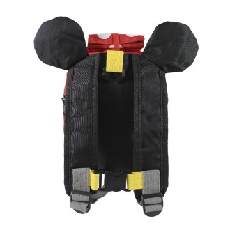 Дитячий рюкзак Lesko W640 Minnie Mouse з ремінцем анти-втратою дошкільний. . фото 4