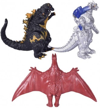 Набір фігурок Годзілла+Кінг конг 10 шт пластикові фігурки Godzill&King Kong Висо. . фото 3