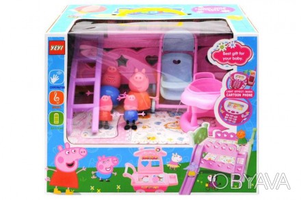 Ігровий набір Pig із героями
Характеристики:
Упаковка: коробка
Матеріал: пластик. . фото 1