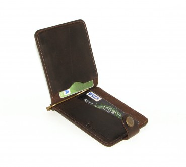 Подарунковий набір DNK Leather : Затискач + обкладинка на права, ID паспорт.
Бре. . фото 6