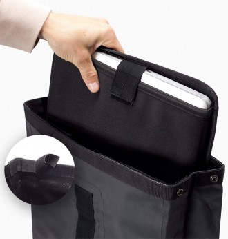 Водонепроницаемый рюкзак 20L A-Lab Model A Waterproof Backpack Rolltop черный 62. . фото 8