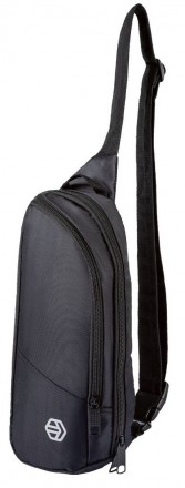 Безопасная мужская сумка, антивор для ношения на груди, на поясе, бананка Topmov. . фото 3