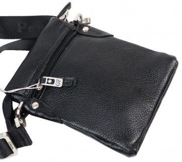 Небольшая мужская кожаная наплечная сумка Giorgio Ferretti B8766-9 черная
Описан. . фото 6