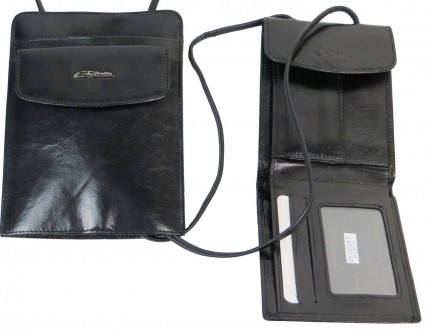 Комплект из мужской сумки и портмоне два в одном из натуральной кожи Giorgio Fer. . фото 2