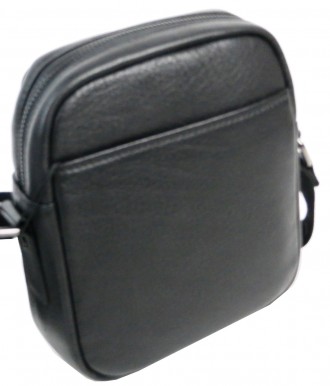 Мужская сумка, планшетка кожаная через плечо Giorgio Ferretti черная 
207HJ001
О. . фото 5