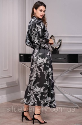 Красивий довгий жіночий халат Miriam (Міріам) Mia-Amore
Особливості моделі:
Довг. . фото 3