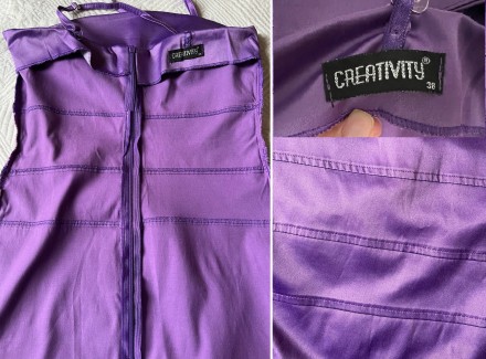 Вечірнє плаття Creativity. Одягнуте 1 раз.
Колір: фіолетовий, бузковий.
Розмір. . фото 4